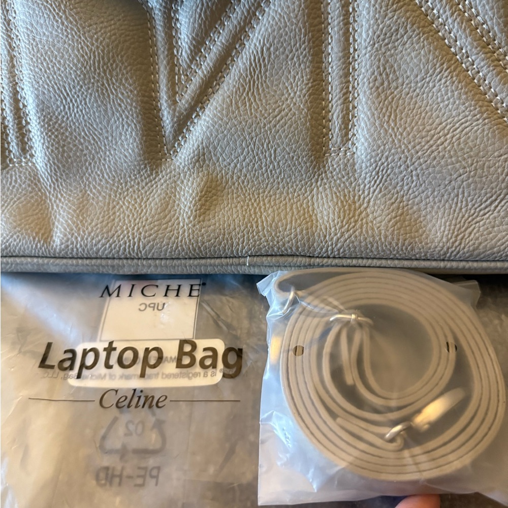 Miche Celine Laptop/Documents Bag 16x11” inches, long handles included, NEW!